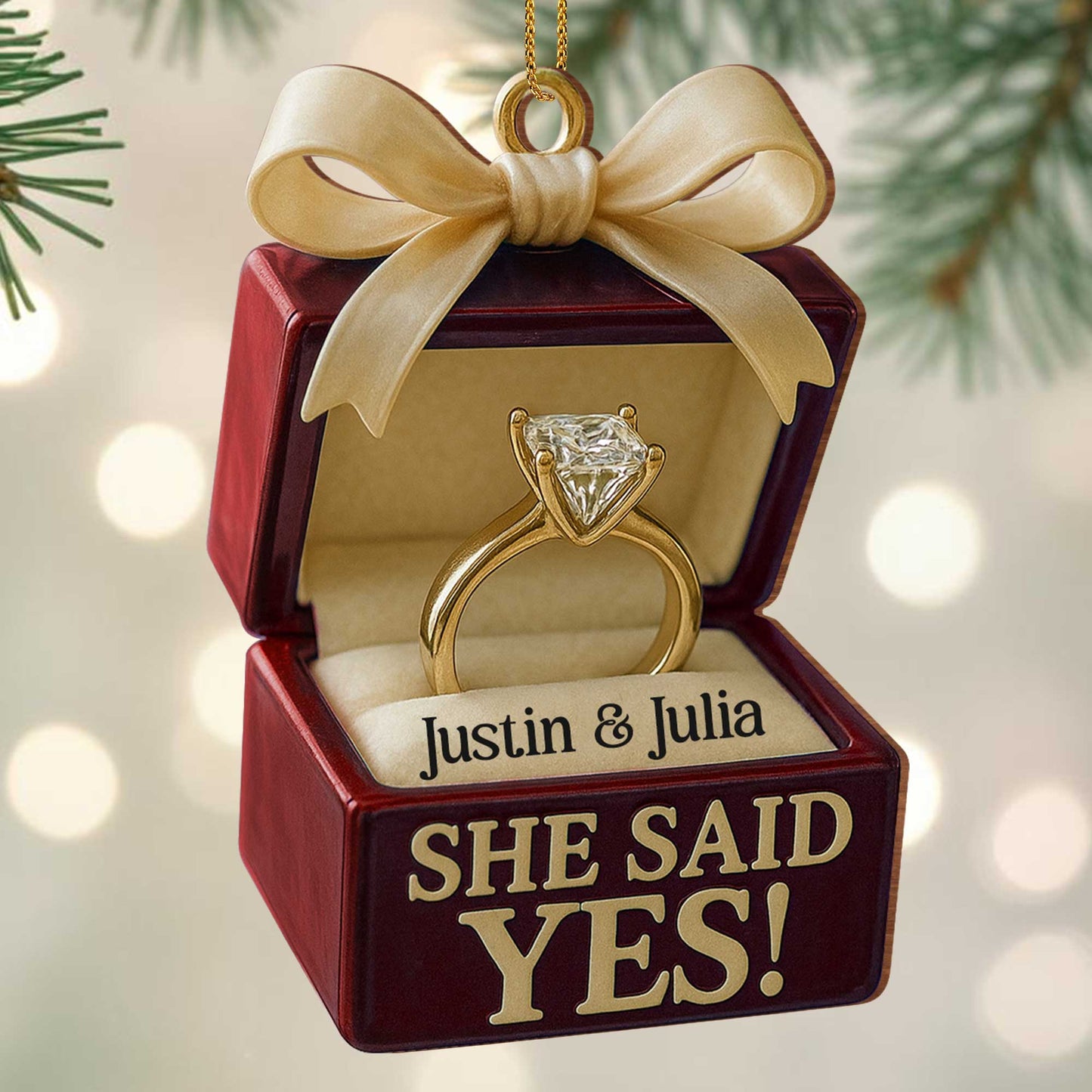 She Said Yes With Engagement Ring