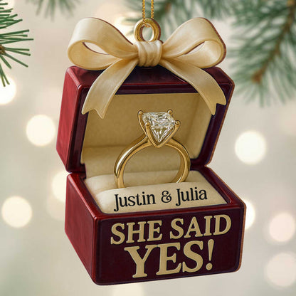 She Said Yes With Engagement Ring