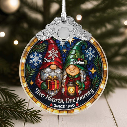 Two Hearts One Journey, Gnomes With Gifts And Lantern