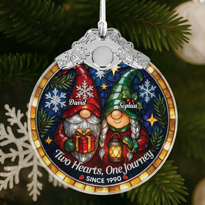 Two Hearts One Journey, Gnomes With Gifts And Lantern