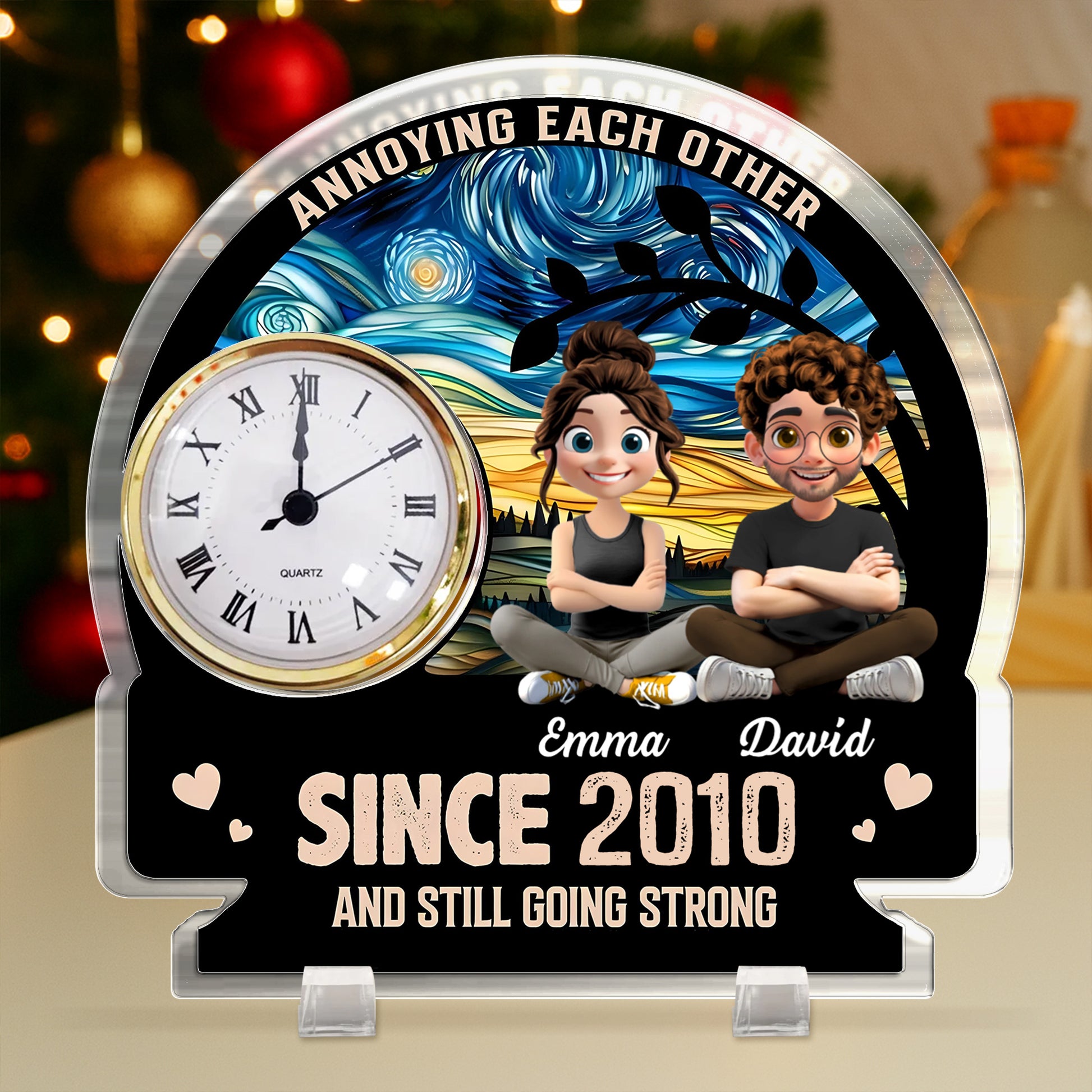 Annoying Each Other Since, Sun And Leaves Design