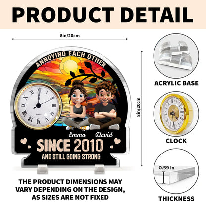 Annoying Each Other Since, Sun And Leaves Design