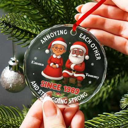 Annoying Each Other, Santa Outfits And Christmas Tree