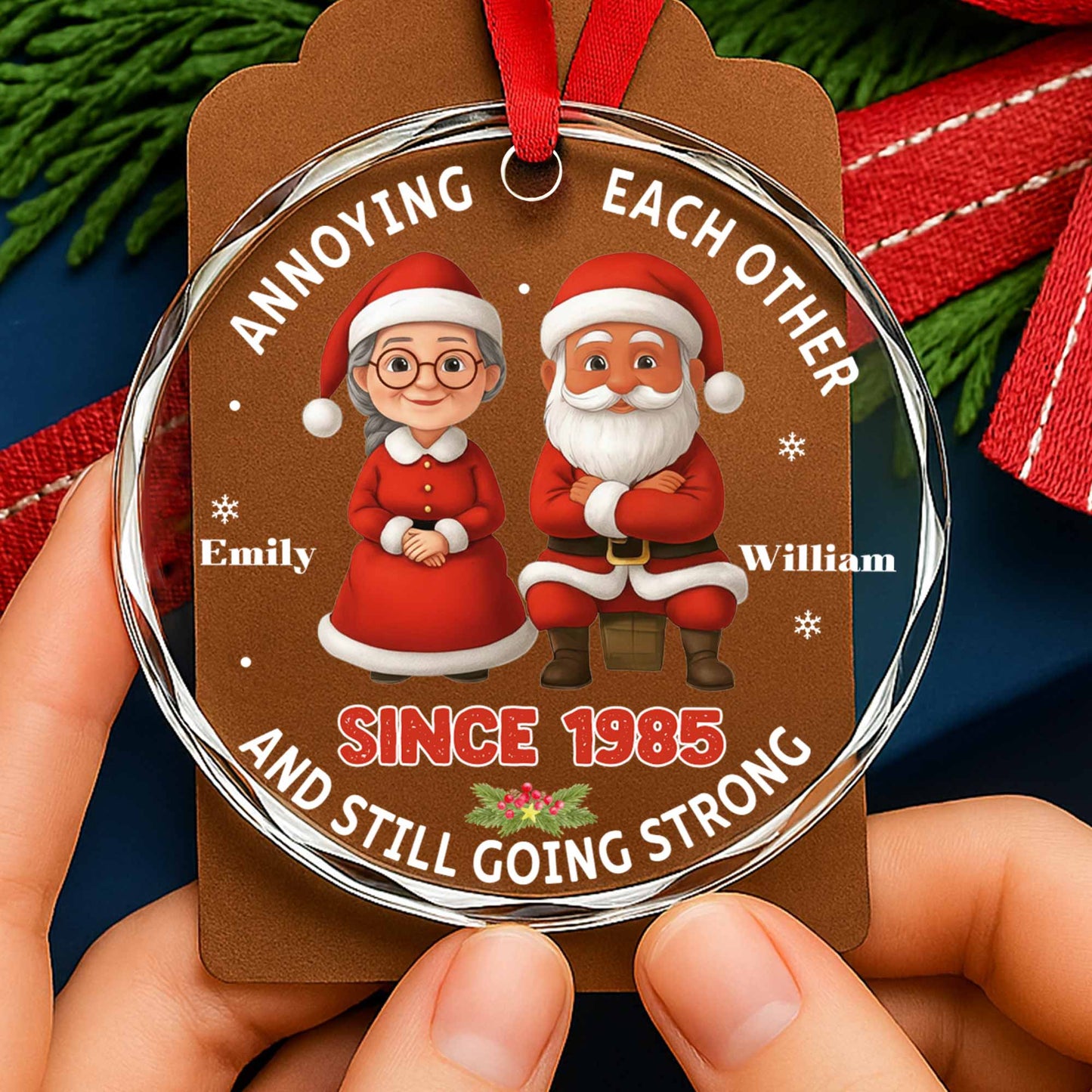 Annoying Each Other, Santa Outfits And Christmas Tree