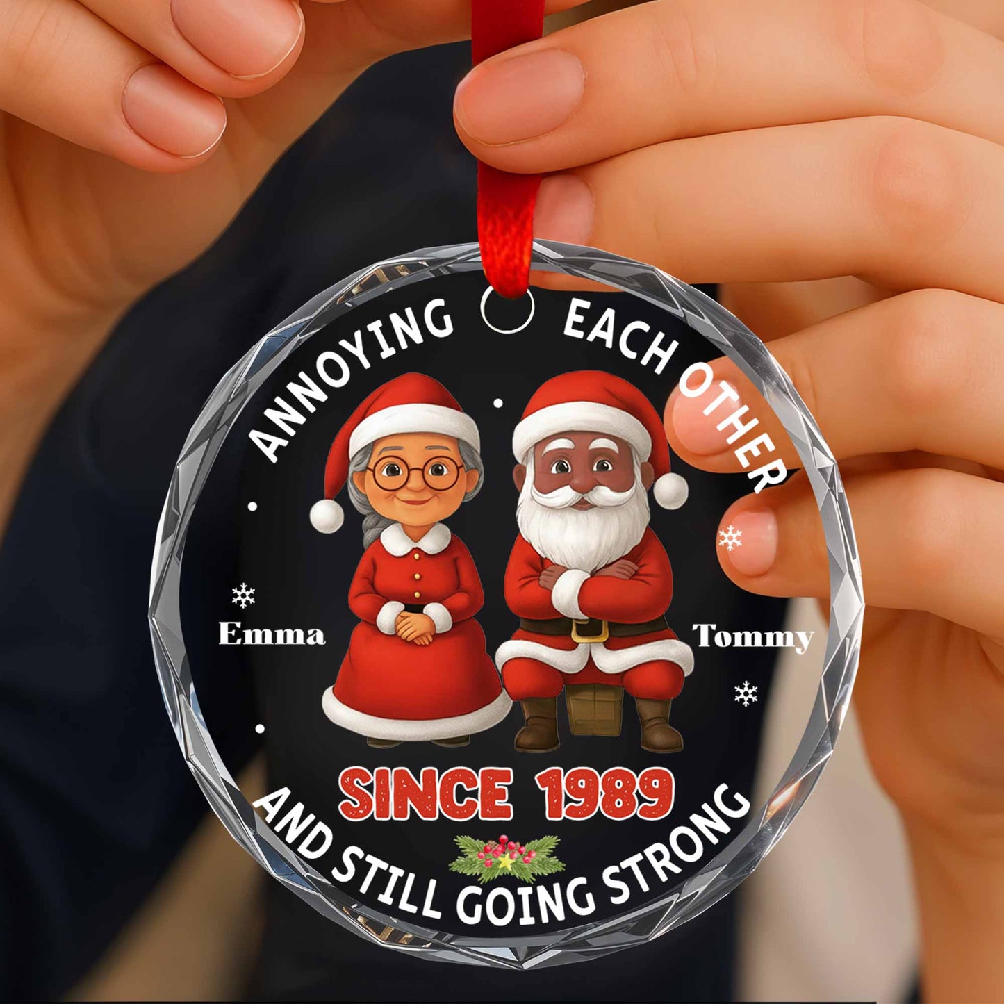 Annoying Each Other, Santa Outfits And Christmas Tree