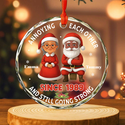 Annoying Each Other, Santa Outfits And Christmas Tree