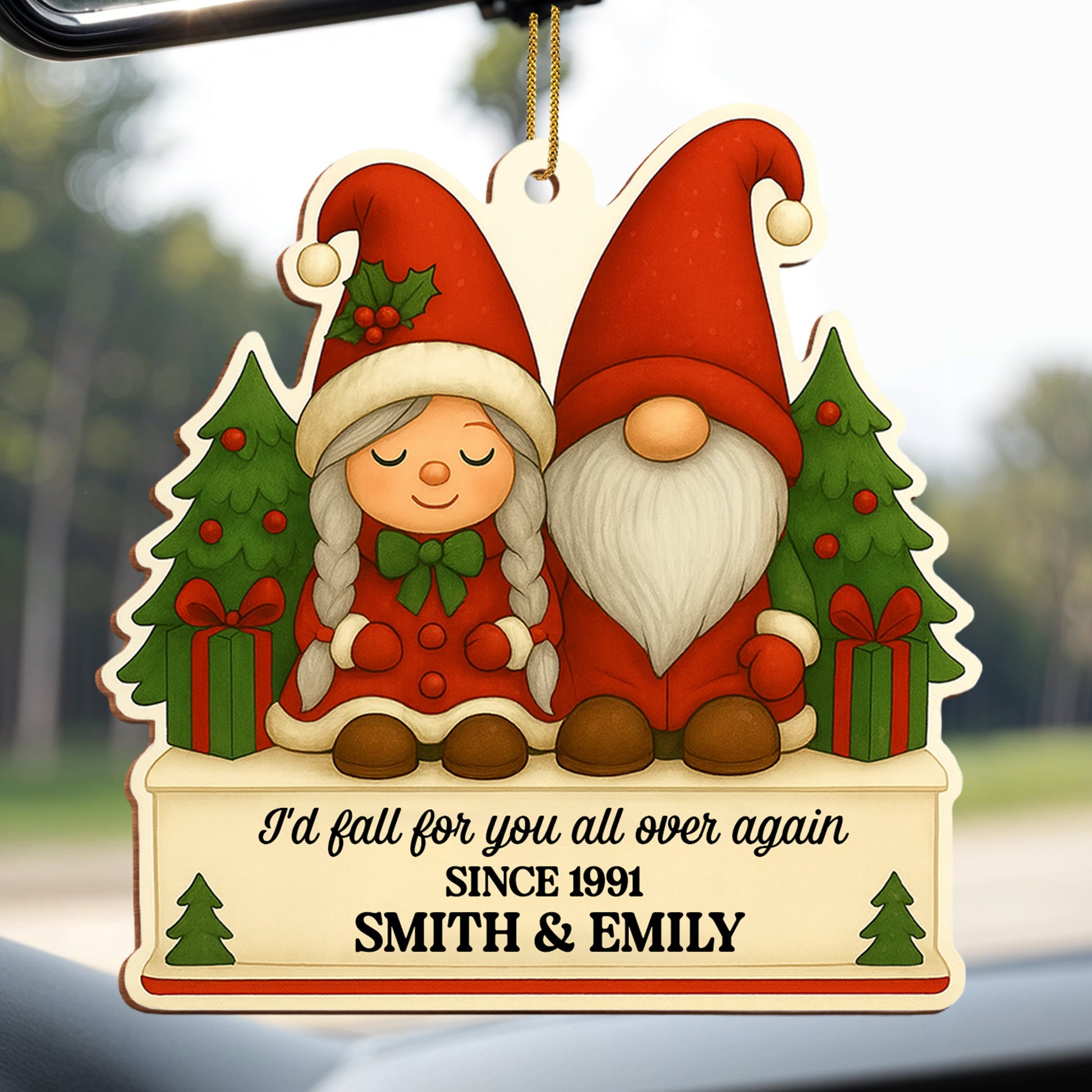 I'd Fall for You All Over Again, Santa Figures, Christmas Tree