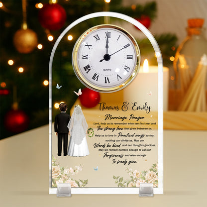 Marriage Prayer, Wedding Couple and Flowers