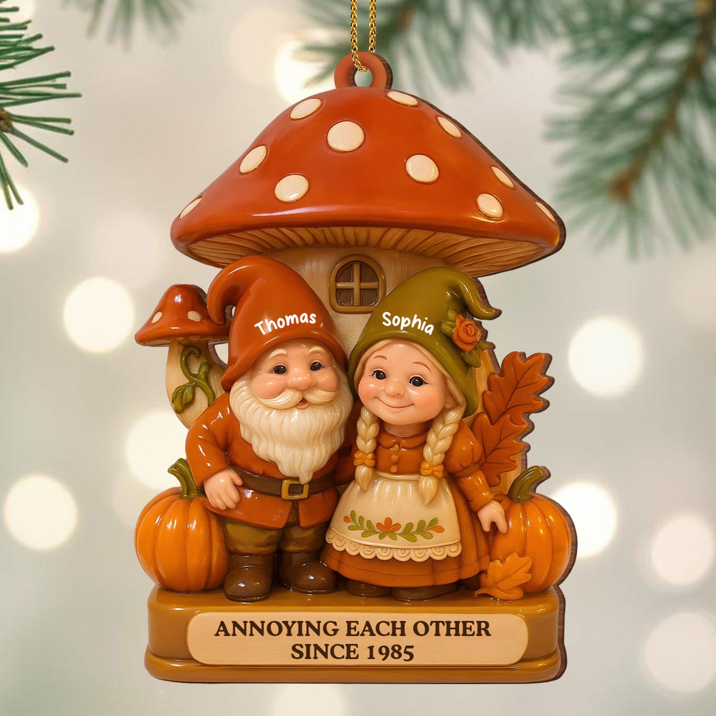 Annoying Each Other Since, Mushroom House And Gnomes