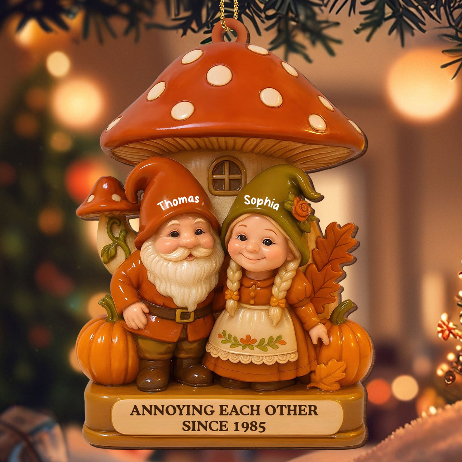 Annoying Each Other Since, Mushroom House And Gnomes