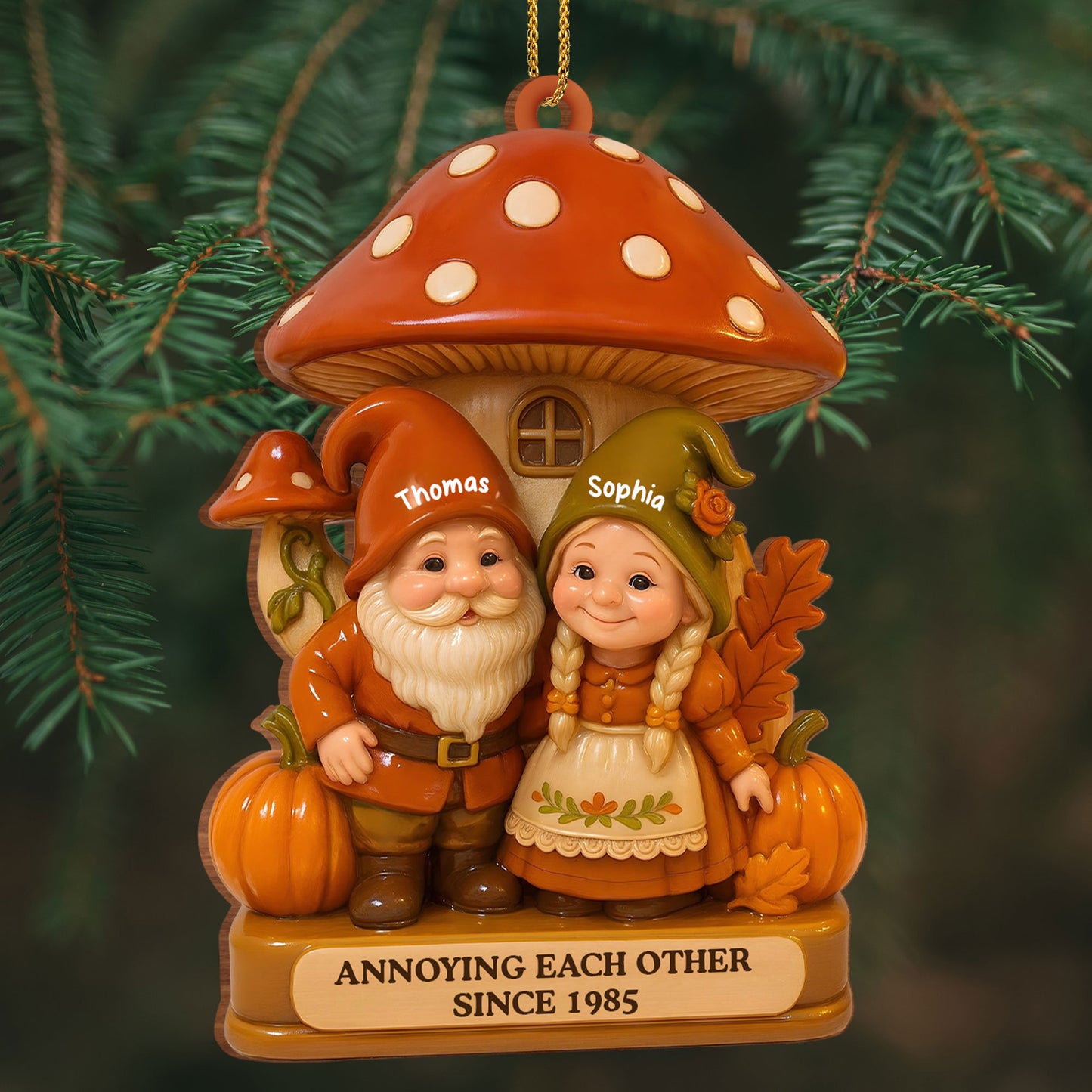 Annoying Each Other Since, Mushroom House And Gnomes