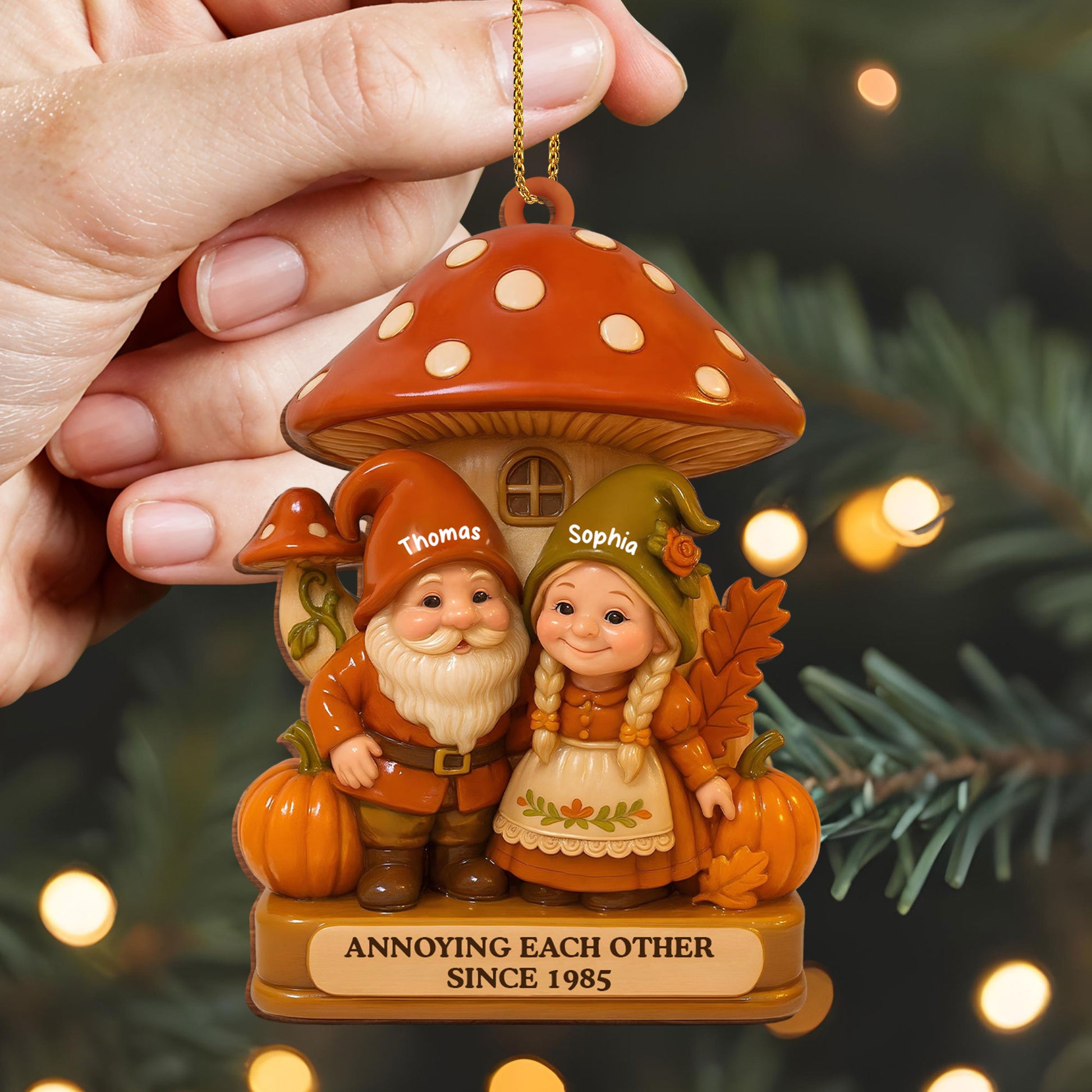 Annoying Each Other Since, Mushroom House And Gnomes