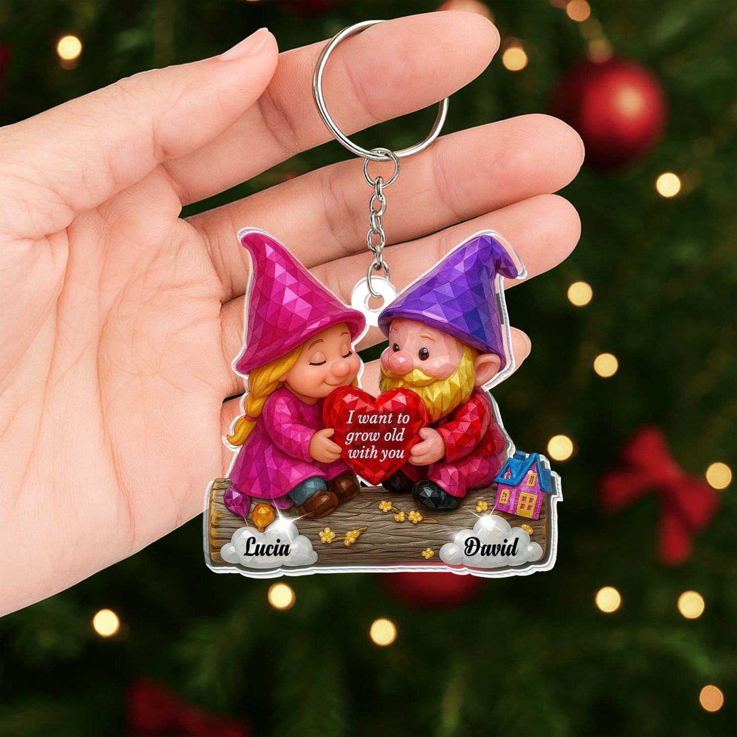 I Want To Grow Old With You, Gnomes Holding Heart