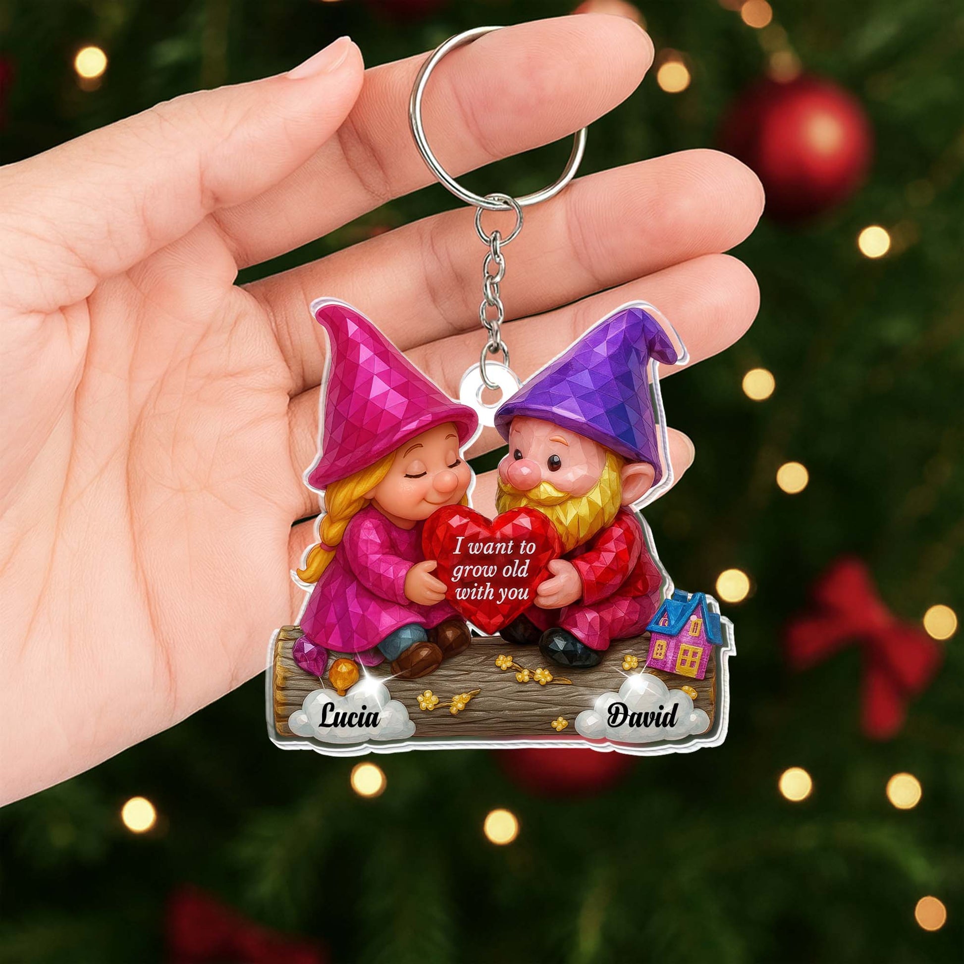 I Want To Grow Old With You, Gnomes Holding Heart