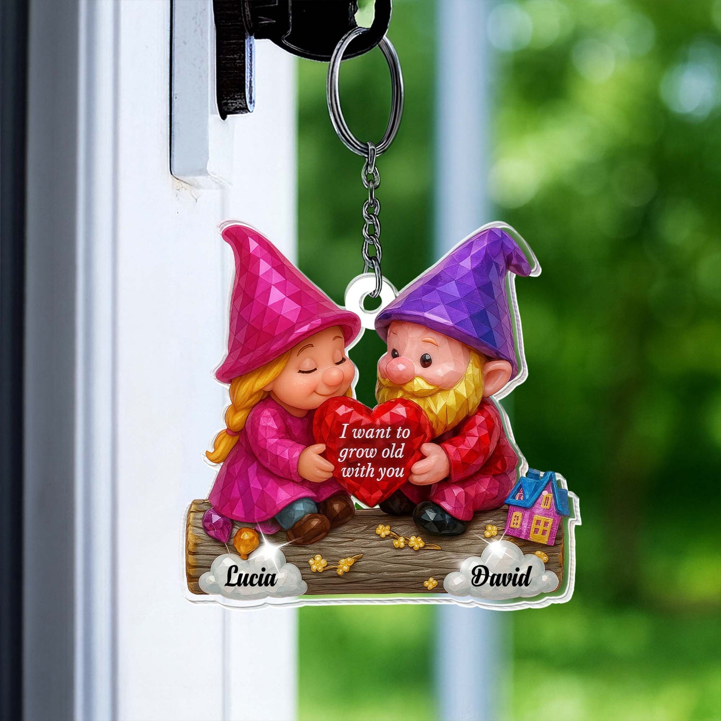 I Want To Grow Old With You, Gnomes Holding Heart