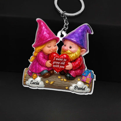 I Want To Grow Old With You, Gnomes Holding Heart