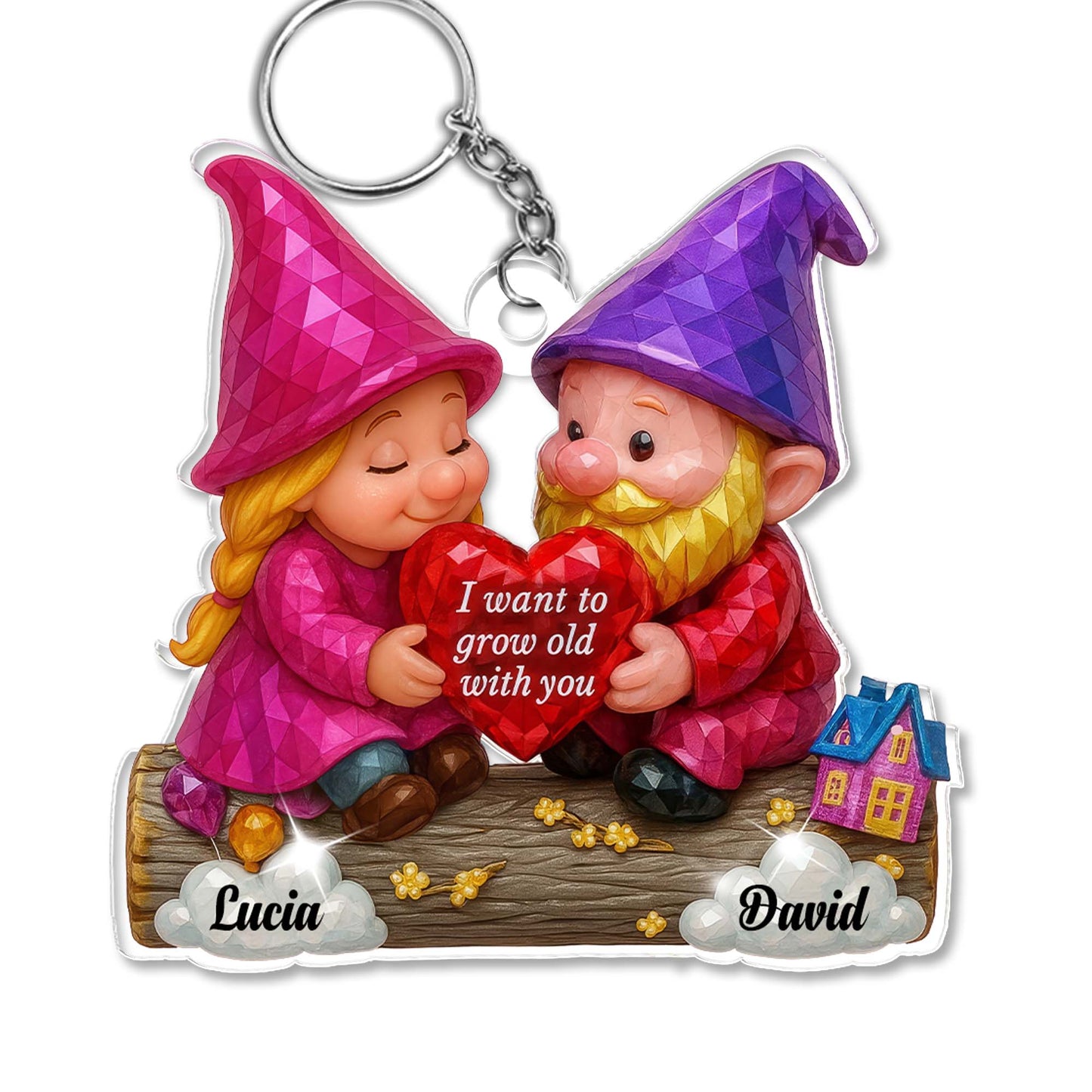 I Want To Grow Old With You, Gnomes Holding Heart