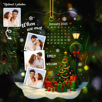 When We Met, Christmas Tree and Calendar Design