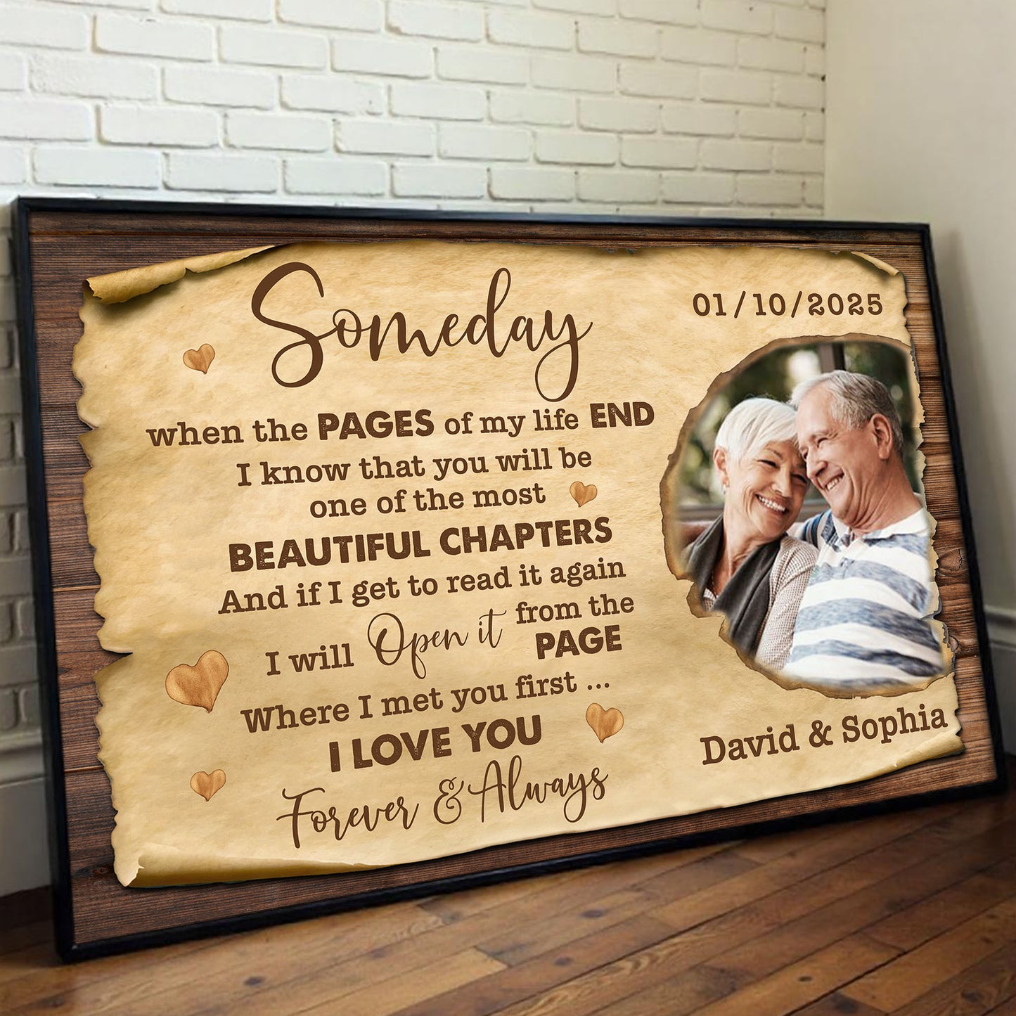 Someday When The Pages Of My Life End, Beautiful Chapters, Heart