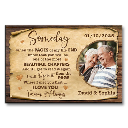 Someday When The Pages Of My Life End, Beautiful Chapters, Heart