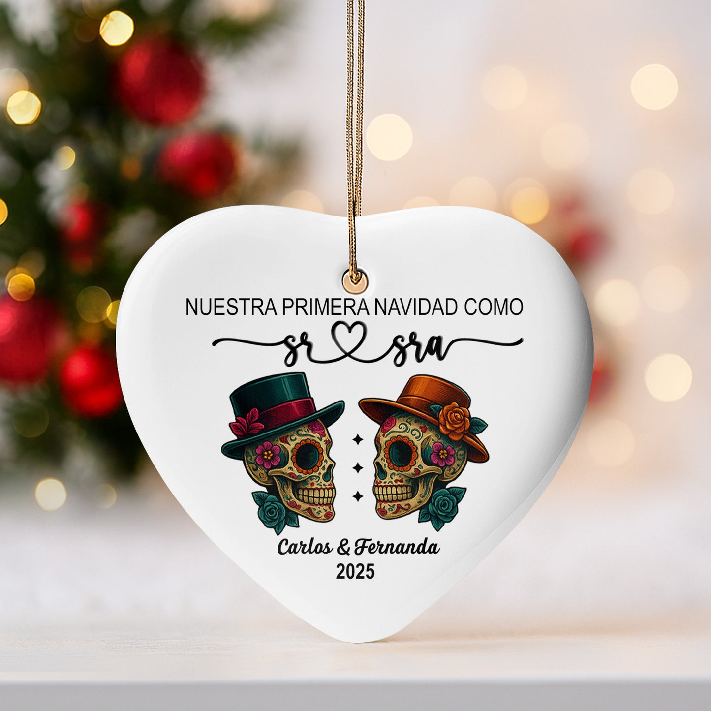 Nuestra Primera Navidad Como Sr & Sra, Sugar Skulls