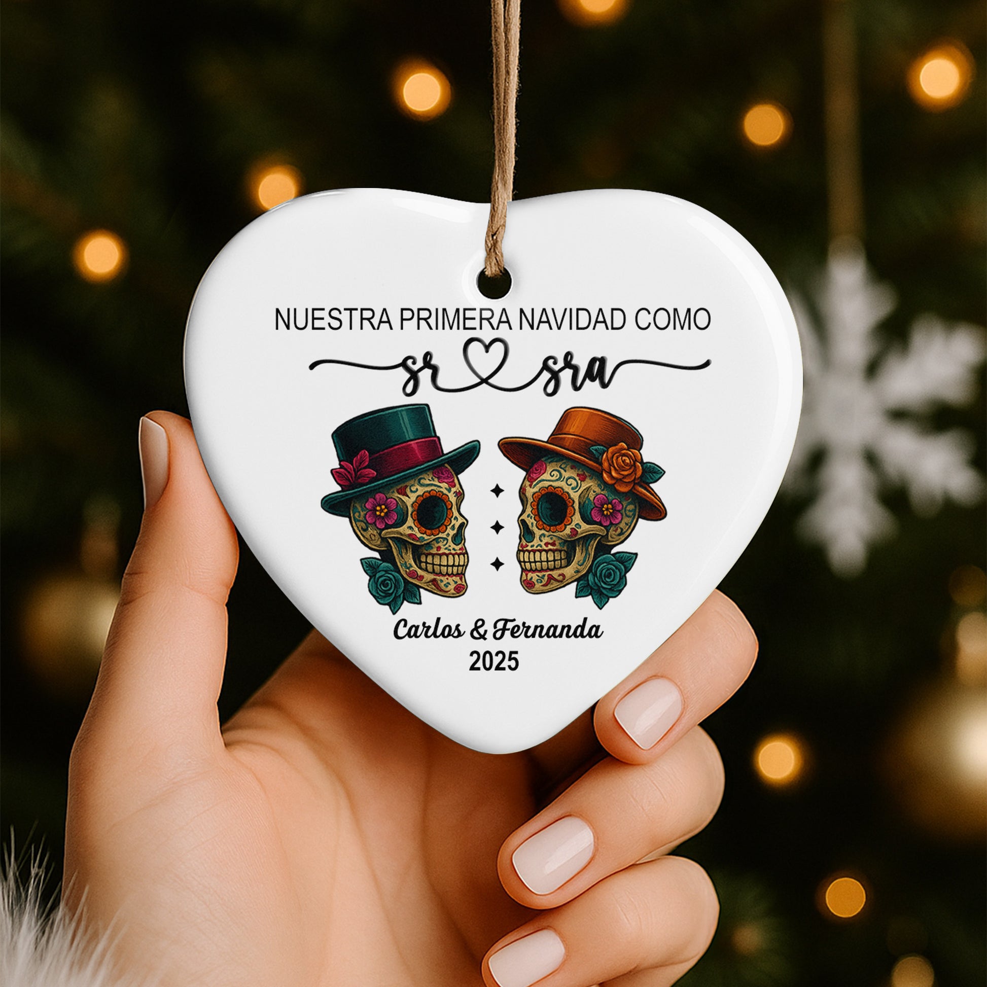 Nuestra Primera Navidad Como Sr & Sra, Sugar Skulls