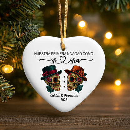 Nuestra Primera Navidad Como Sr & Sra, Sugar Skulls