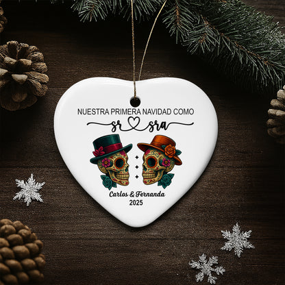 Nuestra Primera Navidad Como Sr & Sra, Sugar Skulls