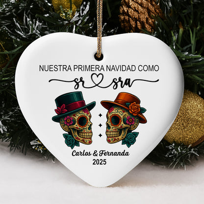 Nuestra Primera Navidad Como Sr & Sra, Sugar Skulls
