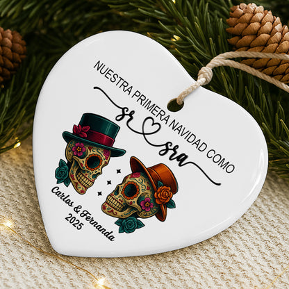 Nuestra Primera Navidad Como Sr & Sra, Sugar Skulls