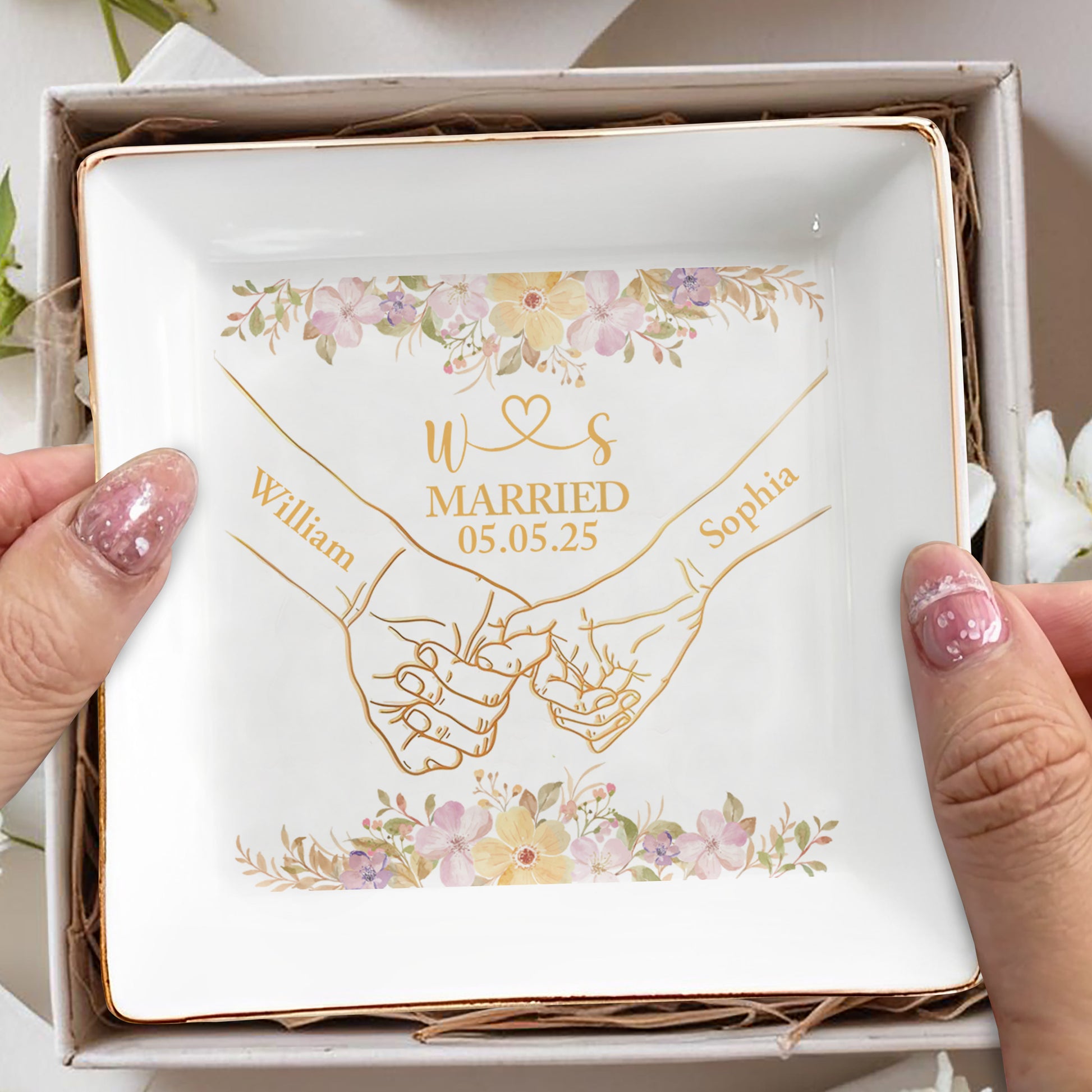 Celebrating A Timeless Bond With Flowers And Wedding Rings