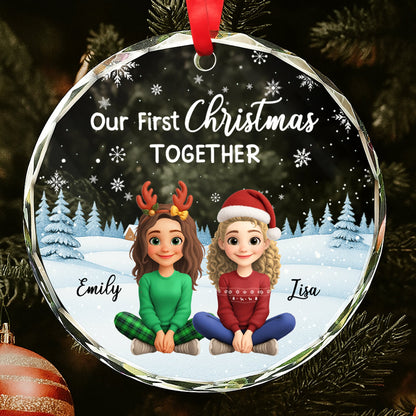 Our First Christmas Together, Snow And Christmas Trees