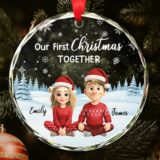 Our First Christmas Together, Snow And Christmas Trees