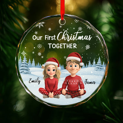 Our First Christmas Together, Snow And Christmas Trees