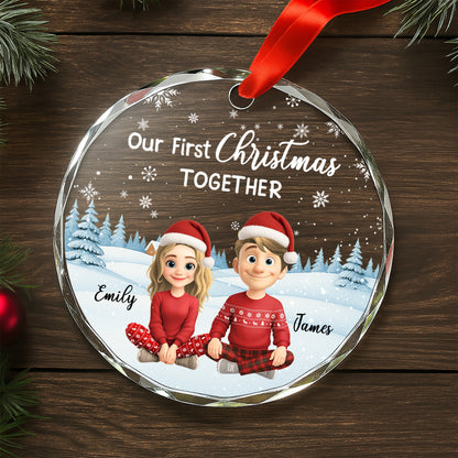 Our First Christmas Together, Snow And Christmas Trees