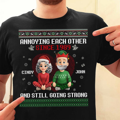 Annoying Each Other Since, Christmas Elf Hats and Sweaters