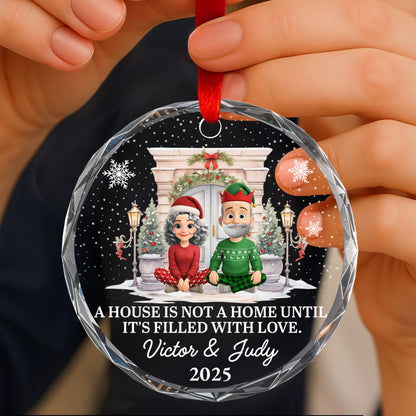 A House Is Not A Home Until It's Filled With Love, Christmas Decor, Couple