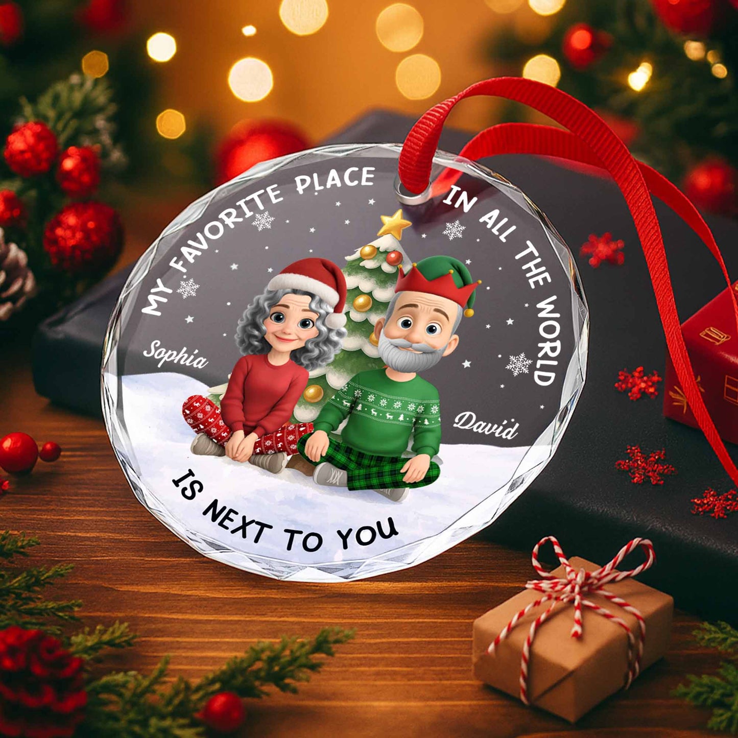 Favorite Place In All The World Next To You, Christmas Tree And Gifts