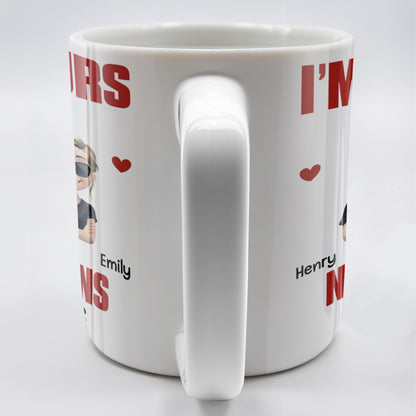 I'm Yours No Returns Or Refunds, Cartoon Couple With Hearts