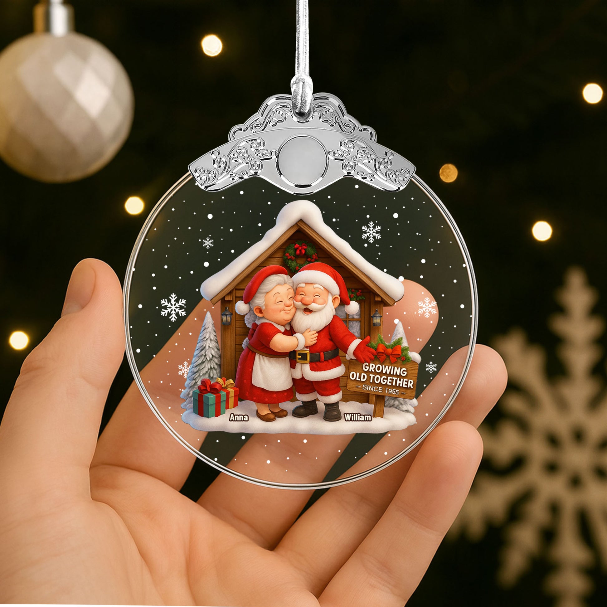 Growing Old Together, Santa And Mrs. Claus Celebrating