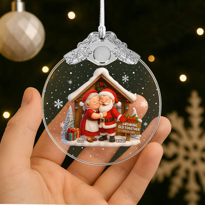 Growing Old Together, Santa And Mrs. Claus Celebrating