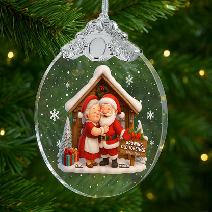 Growing Old Together, Santa And Mrs. Claus Celebrating