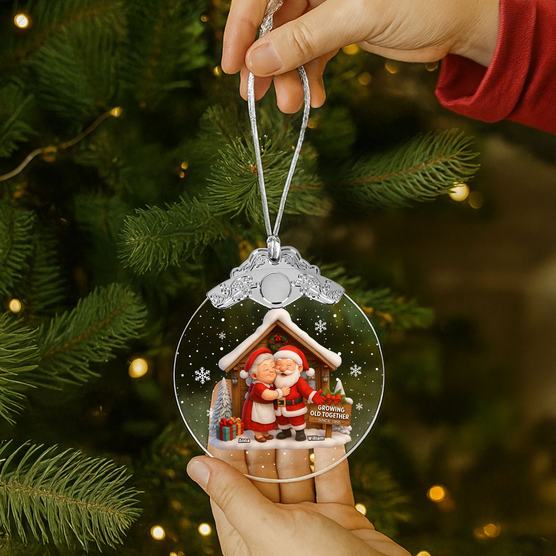 Growing Old Together, Santa And Mrs. Claus Celebrating