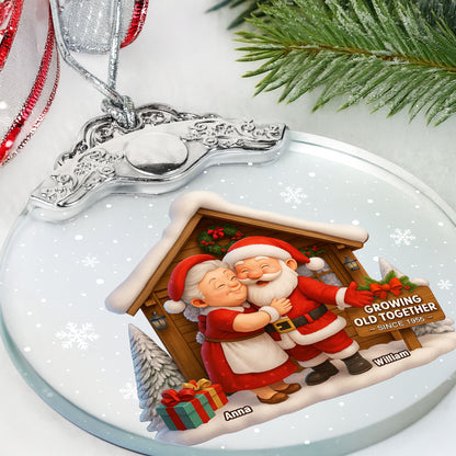 Growing Old Together, Santa And Mrs. Claus Celebrating