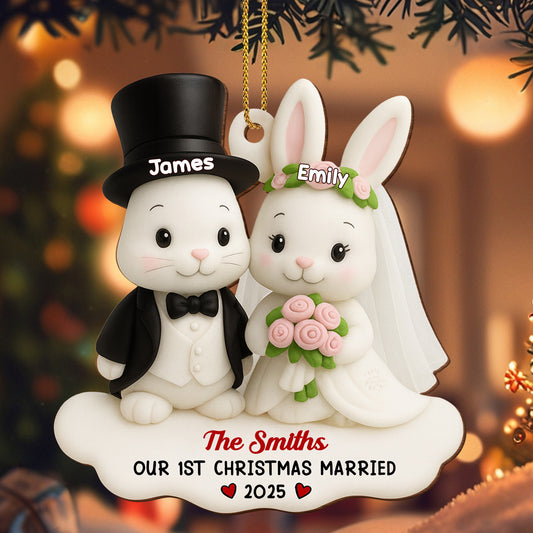 Our 1st Christmas Married Wedding Bunnies