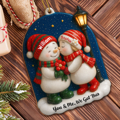 You & Me, We Got This Snowmen With Scarves