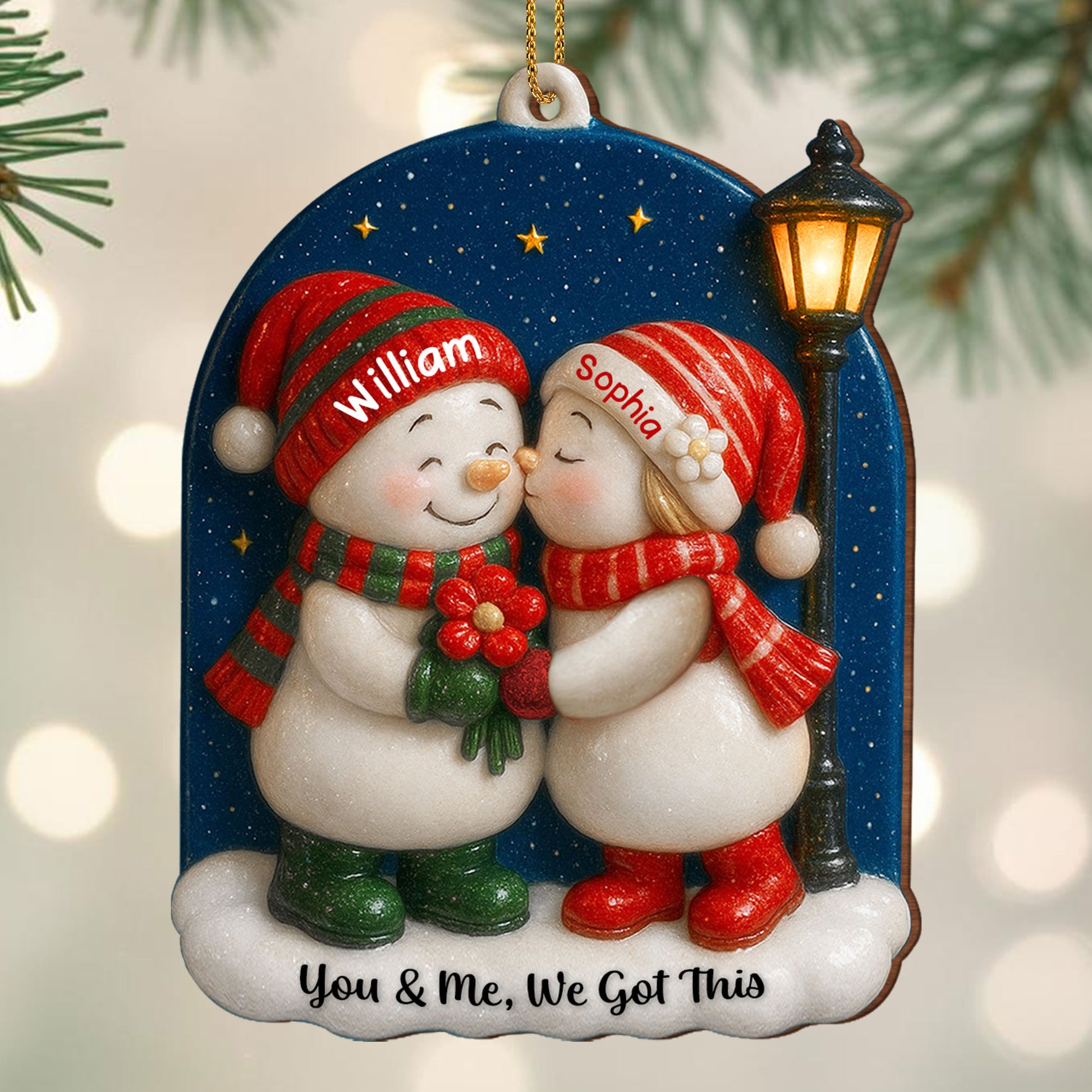 You & Me, We Got This Snowmen With Scarves