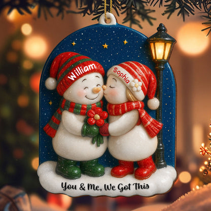 You & Me, We Got This Snowmen With Scarves