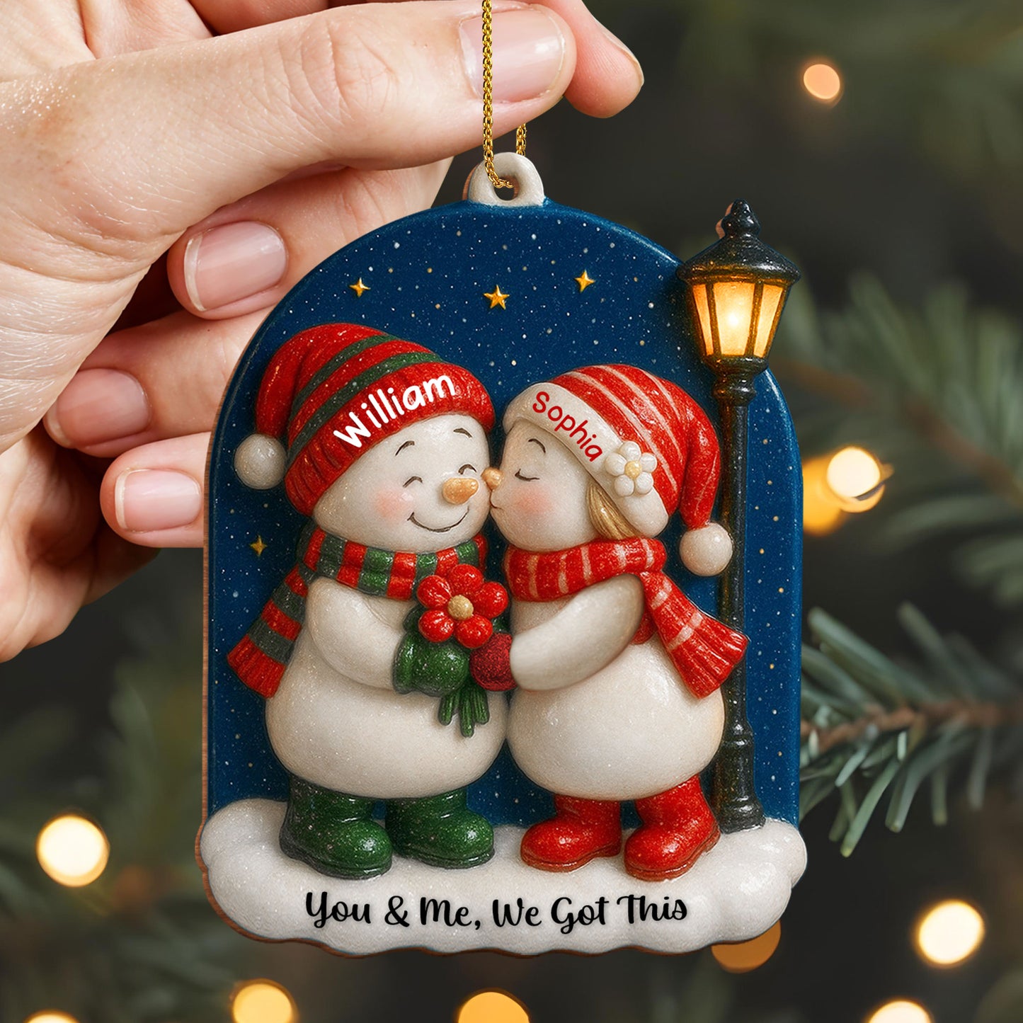 You & Me, We Got This Snowmen With Scarves