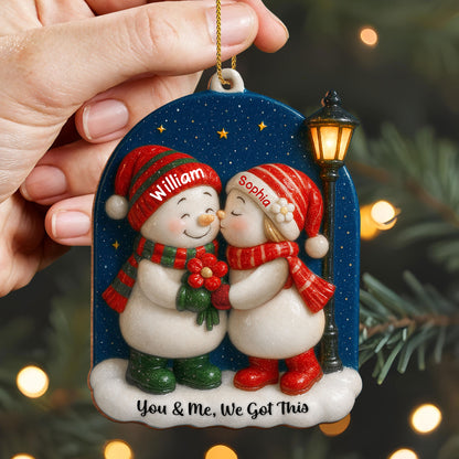 You & Me, We Got This Snowmen With Scarves